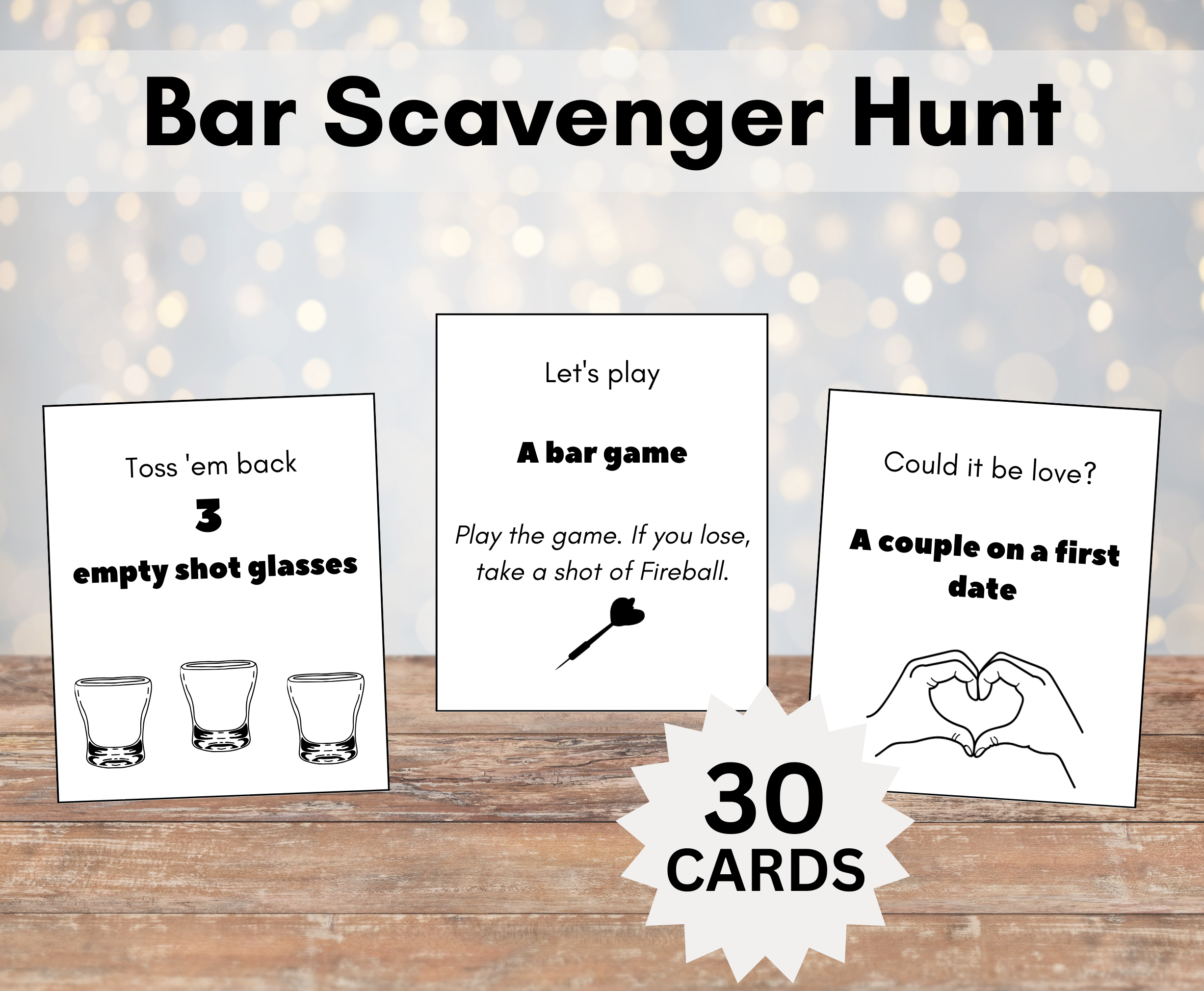 Bar Scavenger Hunt