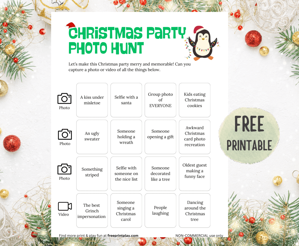 Christmas Party Photo&nbsp;Hunt