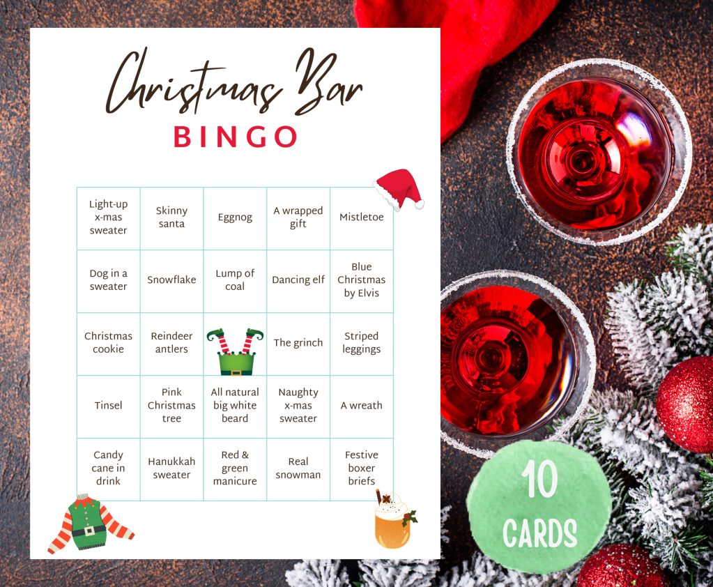 Christmas Bar Bingo