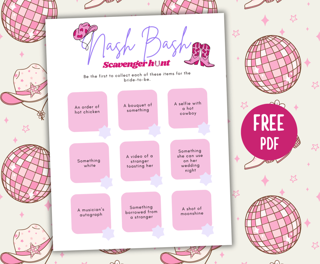 Nash Bash Scavenger&nbsp;Hunt